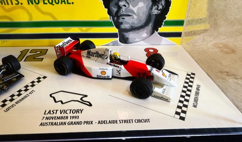 Ayrton Senna - Mclaren Ford MP4/8+Lotus Renault 97T - 1st+Last Victory - 1:43 - Picture 6 of 10