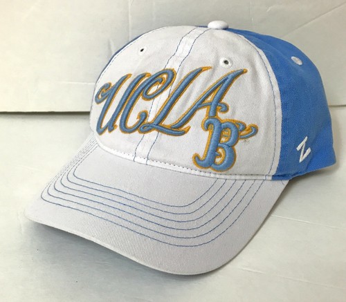 womens UCLA BRUINS HAT white blue low 