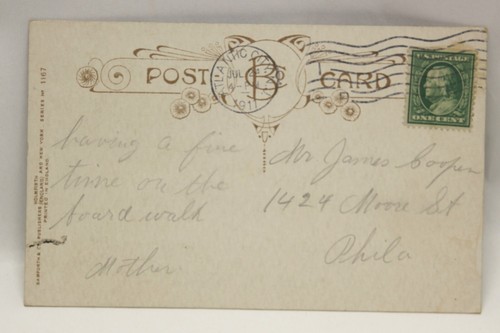 Vintage Postcard Where Have I Smelt This Before? Bamforth Novelty 1911 - Picture 2 of 2