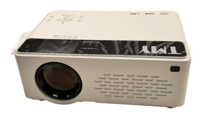 TMY PJ1411 Mini Video and Photo Projector 1080 Display Resolution, White