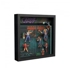 Pixel Frames Sega Streets of Rage 9x9 inches Shadow Box Art  Officially Licensed