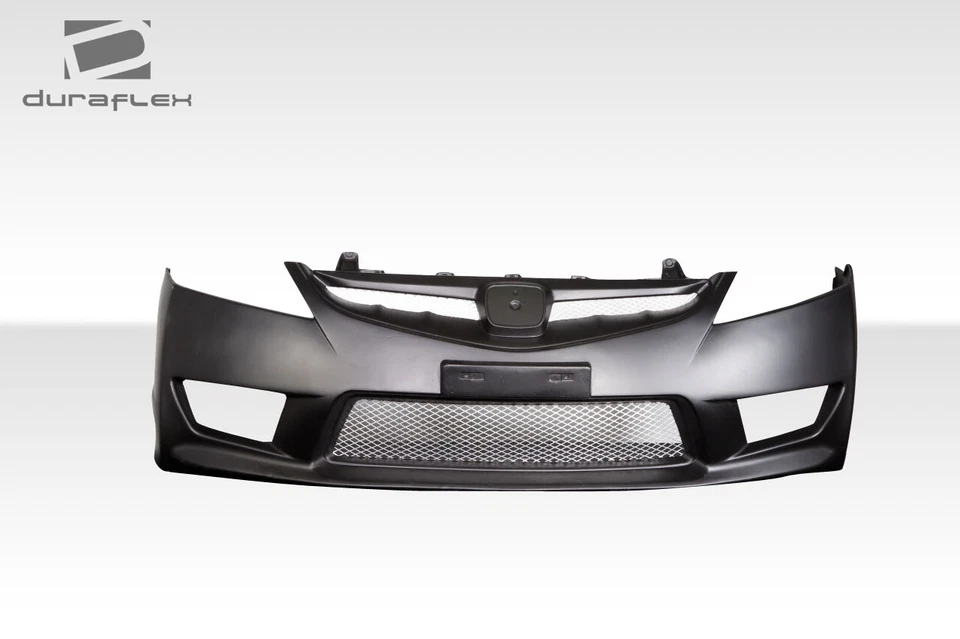For 2006-2011 Civic 4DR Duraflex Type R Look Front Bumper - 1 Piece Foto 3 de 4