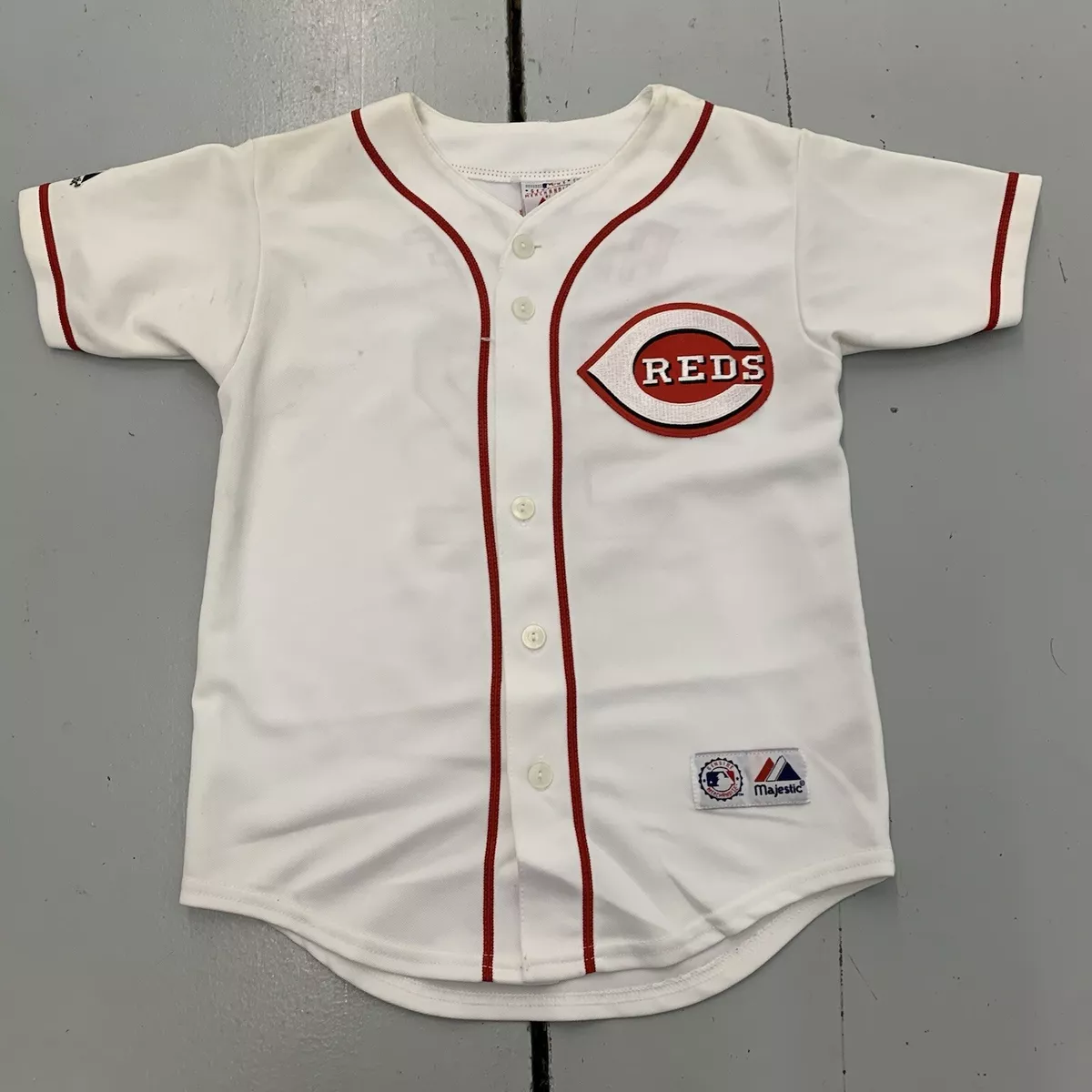 Vintage Majestic Cincinnati Reds Jay Bruce #32 MLB Baseball Jersey Youth  Size M