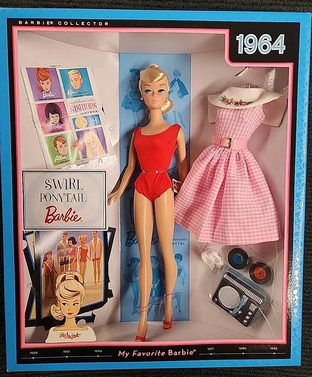 ビンテージ Barbie Barbie T1373 My Favorite Swirl Ponytail Doll for sale online