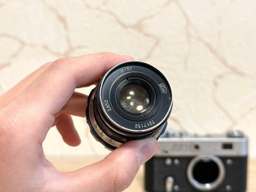 FED 3 Vintage 35mm Film Camera Rangefinder Lens Industar-61 ussr Soviet - Picture 11 of 13