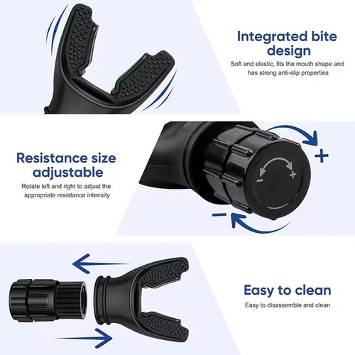 1 Stück Oxyflow Lungentrainer Atemtrainer Tragbar Atemtrainer für Oral - Bild 13 von 27