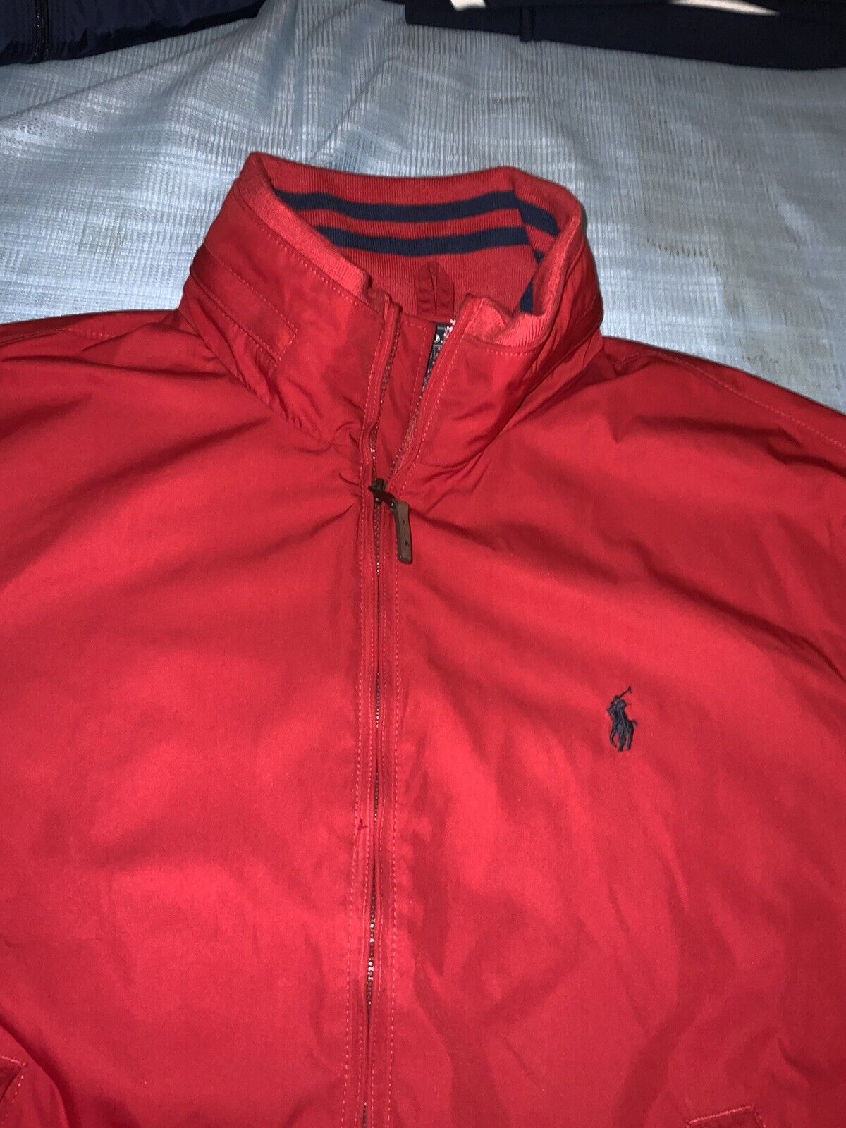 Polo Ralph Lauren Red Jacket Size L | eBay