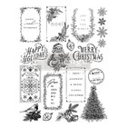 ReDesign Prima Stamps for Crafting SANTAS HELPER TAG Decor Clear Stamp DIY Craft