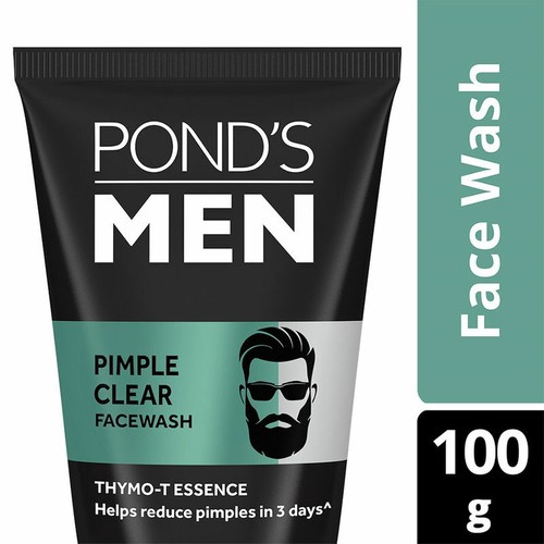 Ponds Men Pimple Clear Face Wash 100g Helps Reduce Face Oil Pimples & Acne