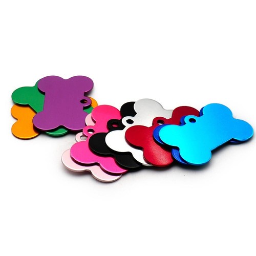 1x Blank Pet Dog Tags Tag Name Cat Collar Aluminum Puppy Kitten Free Shipping Au - Picture 9 of 28