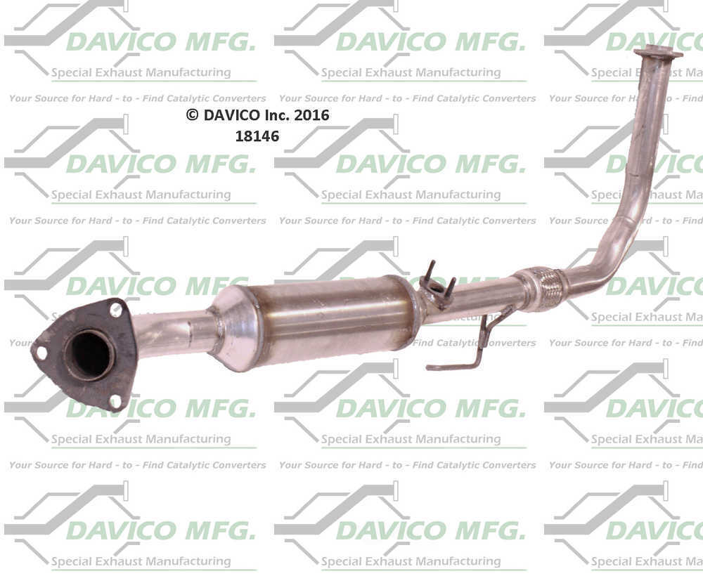 Catalytic Converter-Exact-Fit Davico 18146 fits 00-02 Toyota Tundra 4 ...