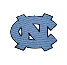 North Carolina Tarheels Team Logo Embroidered 3in Iron / Sew-On Patch
