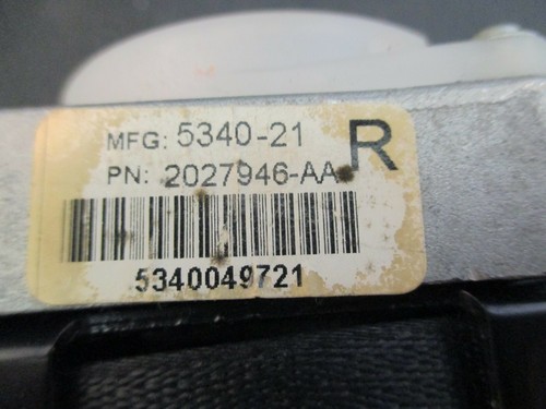 2006 Mitsubishi Eclipse GT V6 Passenger Right Front Belt Retractor (Blk-49H - Picture 10 of 11