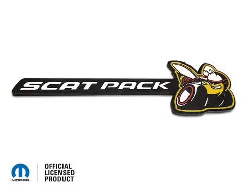 Mopar Licensed Scat Pack Bee Acrylic Trunk Rear Spoiler Badge 1PC - Bild 3 von 8