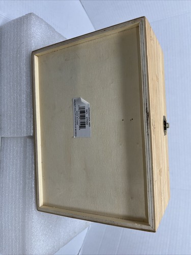 Caja de almacenamiento/joyero de madera de bambú 6,25 W x 8,5 L x 4,5" H - Imagen 6 de 8