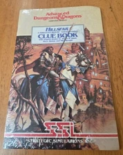 New Sealed Hillsfar Forgotten Realms Clue Book Advanced Dungeons & Dragons  SSI 