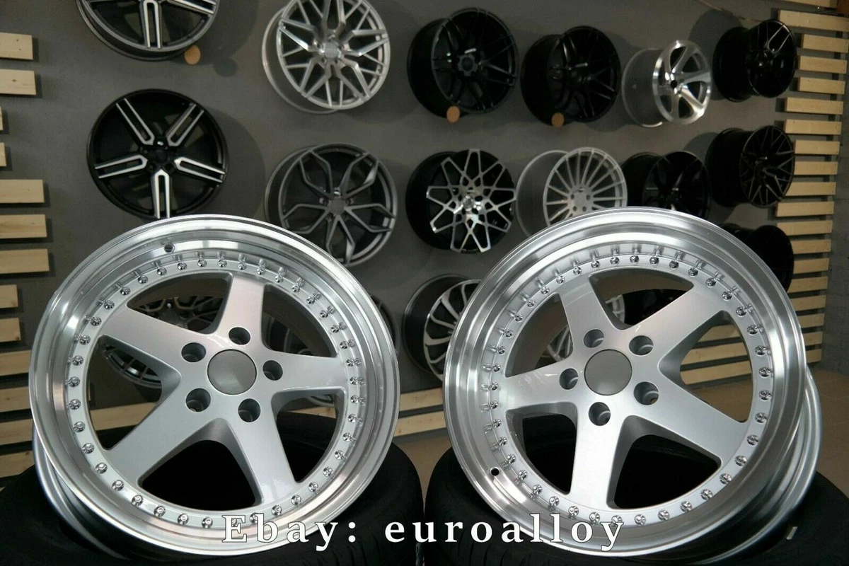 New 4x 18 inch 5x120 WORK Equip style rims for BMW JDM old school japan wheels