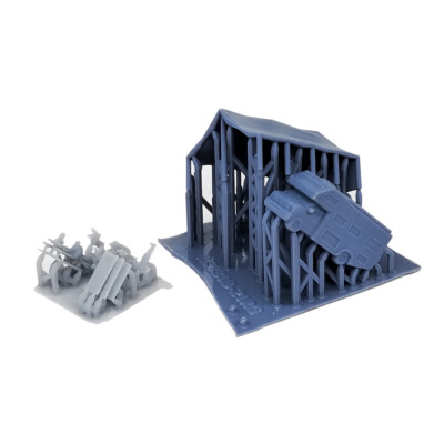 Eisenbahnlandschaft Campingplatz-Set Maßstab 1:220 (Z) – 3D-gedruckt Mit Van, Zelten & Figuren