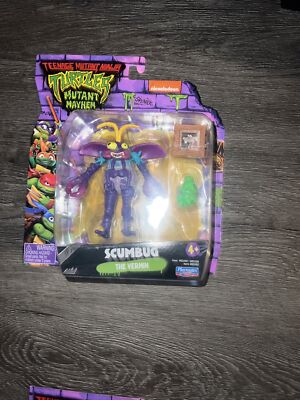 TMNT Mutant Mayhem MONDO GECKO/GENGHIS FROG/WINGNUT/SCUMBUG - Set