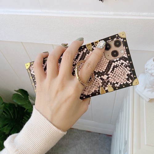 For Samsung A12 A20 A40 A51 A71 M20 Retro Snakeskin Pattern Case w/ Ring - Picture 9 of 16