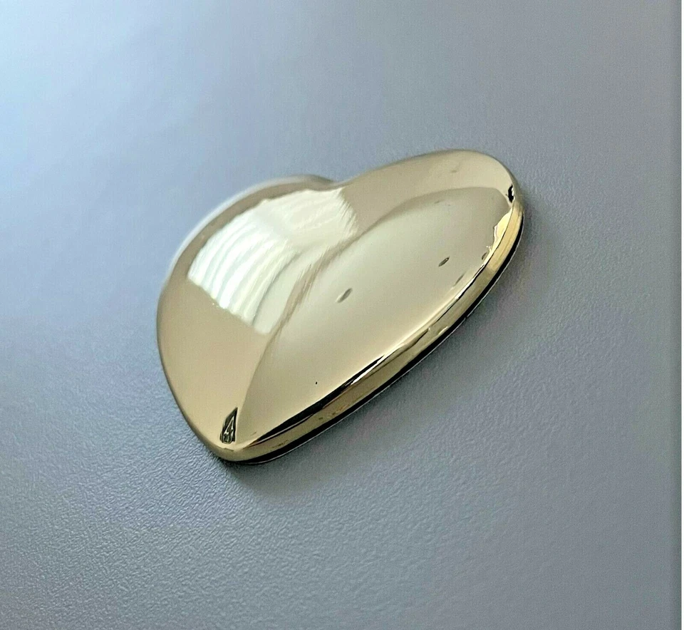 3D Herz Heart Auto Deko Liebe Emblem Logo Schriftzug Aufkleber Sticker Metall - Bild 3 von 4