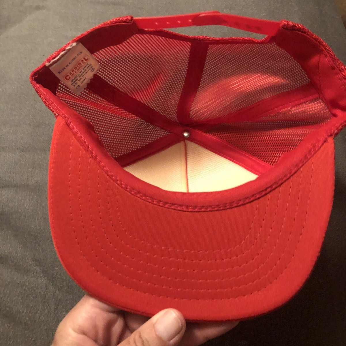 Grumman Emergency Products Vintage Truckers Foam SnapBack Mesh Hat NOS View 3
