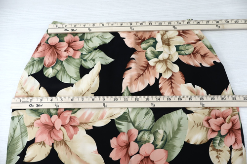 NEW DANA BUCHMAN Women's Silk Pencil Skirt Lined Floral Multicolor Size 14 - Picture 13 of 15