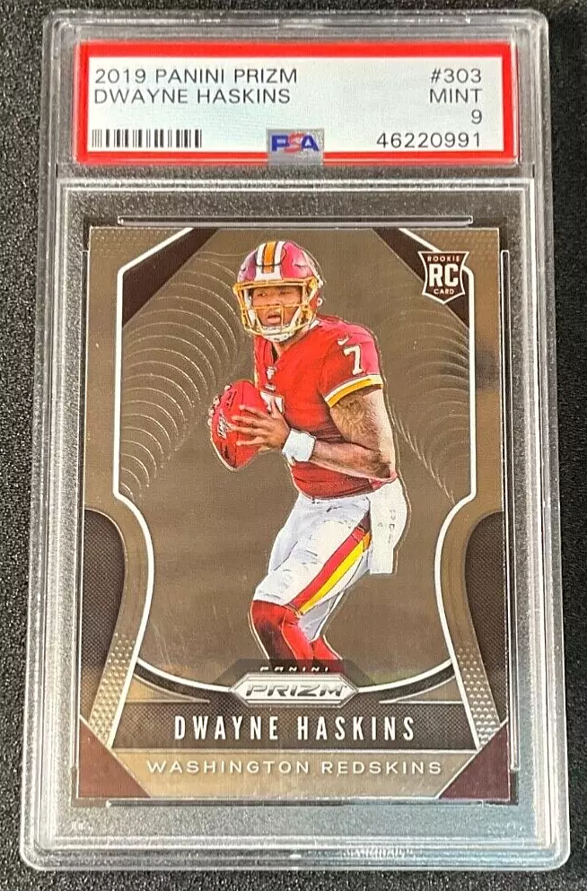 Dwayne Haskins trading card