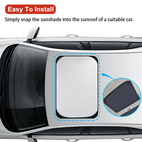 2x For Mini Cooper S F56 F55 Car Sunroof Sun Shade Foldable UV Block Roof Cover - Picture 5 of 12