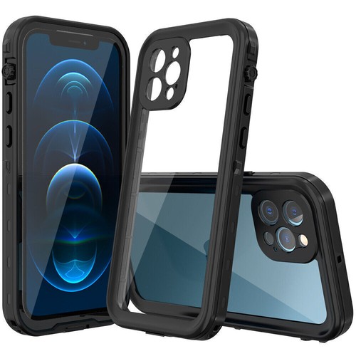 Funda protectora de pantalla incorporada impermeable para iPhone 12,12 Pro,12 Pro Max - Imagen 14 de 18