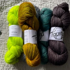 Plucky Knitter Yarn Feet Fingering - Multiple Colors Available