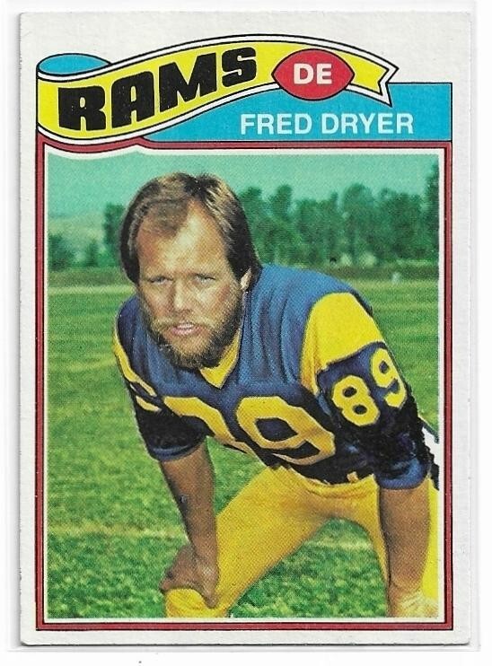 FRED DRYER 1977 Topps Football card #513 Los Angeles Rams NR MT | eBay