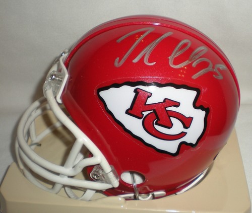 JAMAAL CHARLES -RB- Kansas City Chiefs Autographed Mini Helmet - Beckett BS20114 - Picture 2 of 5
