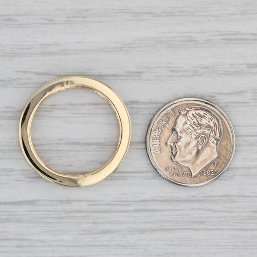1.35ctw Zafiro Azul Diamante Eternity Banda 14k Oro Apilable Alianza - Imagen 6 de 8