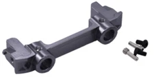 DTUP03004A Hobby Details Front Bumper Mount SCX10 II Gun Metal