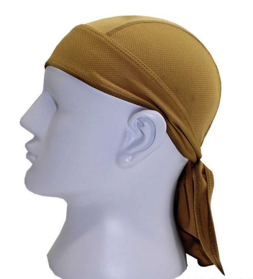 Mesh Durag Faux Leather Biker Skull Cap Motorcycle Bandana Head Wrap Du Doo Do Rag Black Hat-in Men's Sun Silk Durag For Men - Foto 8