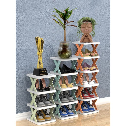 Schuhregal, zusammenklappbarer Organizer, vertikaler Schuhaufbewahrungsständer - Bild 6 von 6