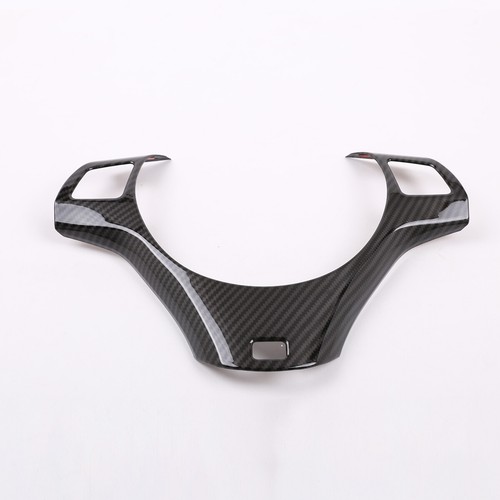 For BMW E90 E92 E93 335i 325i 330i Carbon Fiber Style Steering Wheel Cover - Foto 17 di 18