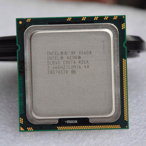 Procesor procesora Intel Xeon X5650 SLBV3 2,66 GHz 6,4 GT/s 12MB LGA 1366 B klasy - Zdjęcie 1 z 1