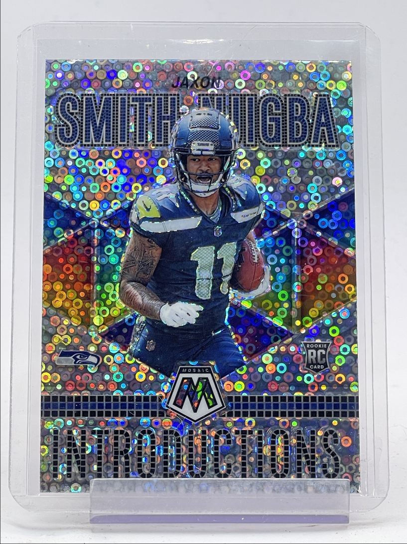 JAXON SMITH-NJIGBA 2023 MOSAIC INTRODUCTIONS ROOKIE NO HUDDLE RC Q4110