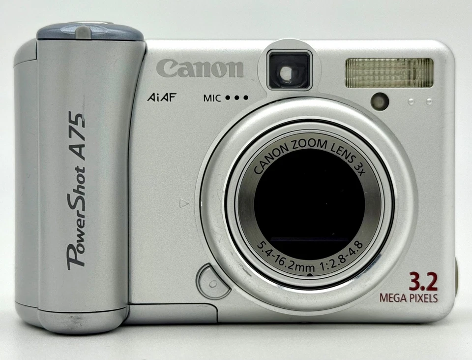 Canon PowerShot A75 3.2MP Digital Camera Silver (PC1202) **FOR PARTS OR REPAIR** - Image 4 of 4