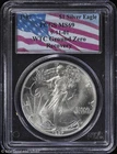 1987 $1 American Silver Eagle PCGS MS 69 | WTC Ground Zero Recovery UNC BU