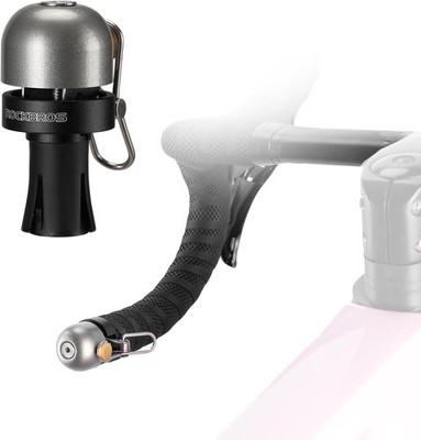 ROCKBROS bike bell Rennradklingeln 100dB Kingel Fahrrad-Endstecker titan