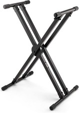 On-Stage KS8291XX ERGO-LOK Double-X Keyboard Stand with Lok-Tight Construction