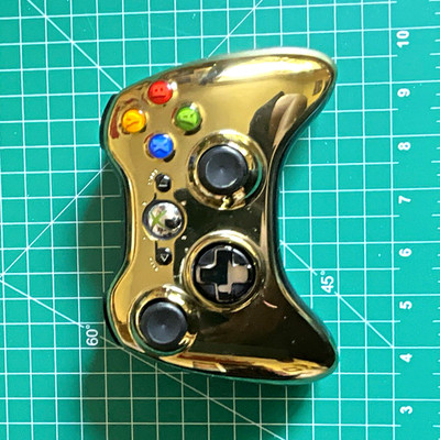Gold/Black Wireless Controller for Microsoft Xbox 360 Console, Plastic