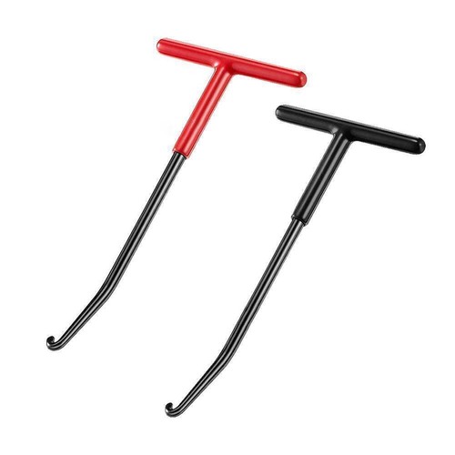 RED Exhaust Spring Hook Tool Puller T-Handle Style H W Bike Motorcycle K9L4 - Picture 4 of 9