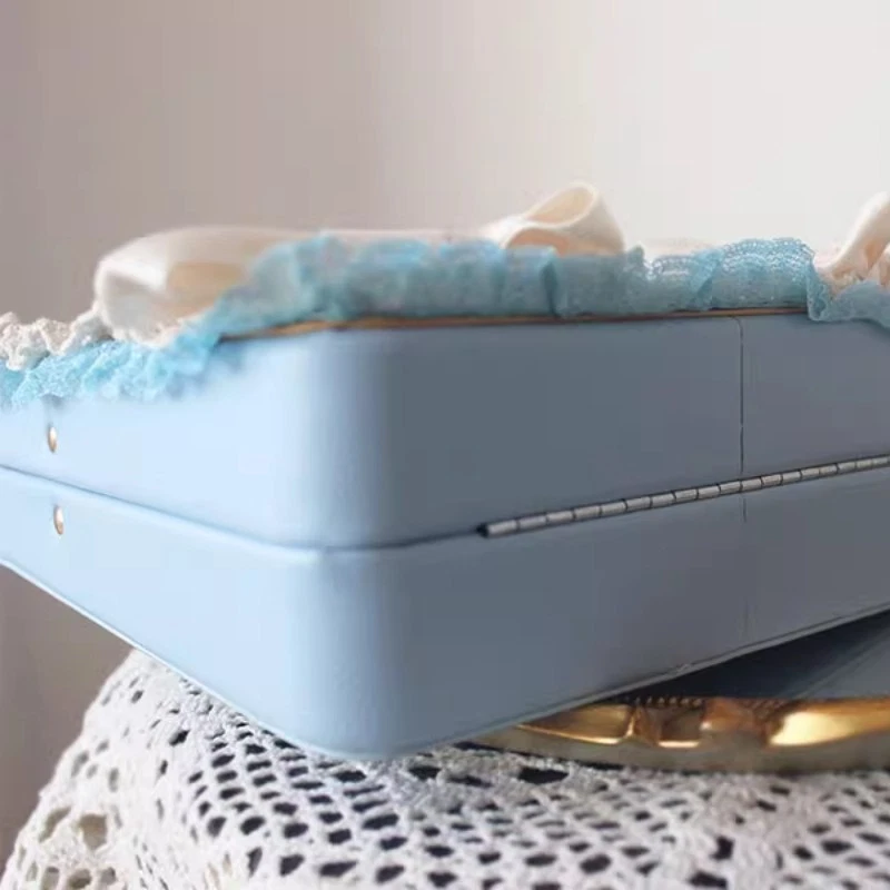 Borsa A Tracolla In Pizzo Floreale Per Donne Lolita Cosplay Festa Del Tè - Immagine 4 di 4