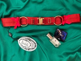 Bordelle Burnt Red Adjustable Belt One Size NWT