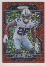 2021 Panini Prizm No Huddle Red Prizm 46/50 Jourdan Lewis #246 lz7