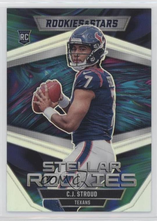 2023 Panini Rookies & Stars Stellar Silver Prizm CJ Stroud #SR-5 RC 16rk